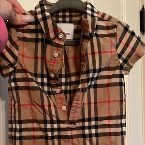 Burberry onesie for boys